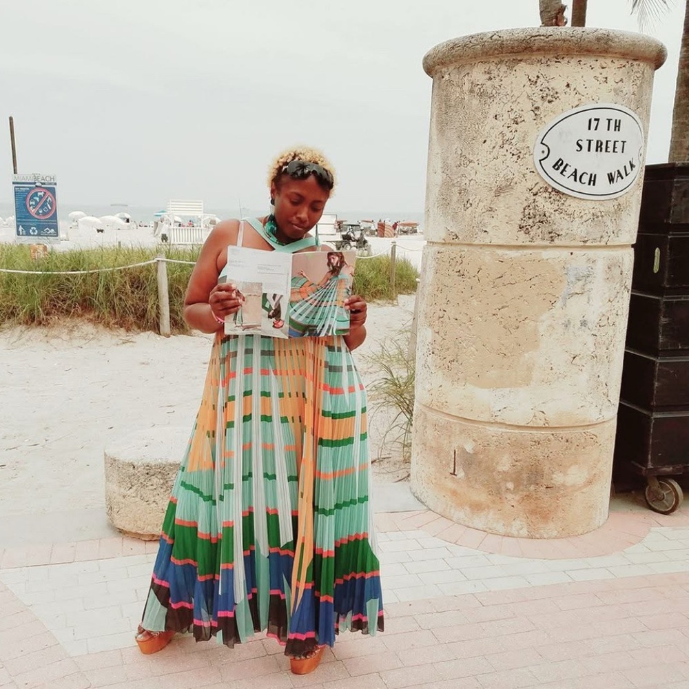 Colorful Striped Maxi Dress
